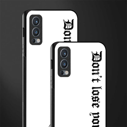 don't lose yourself glass case for oneplus nord 2 5g image-2
