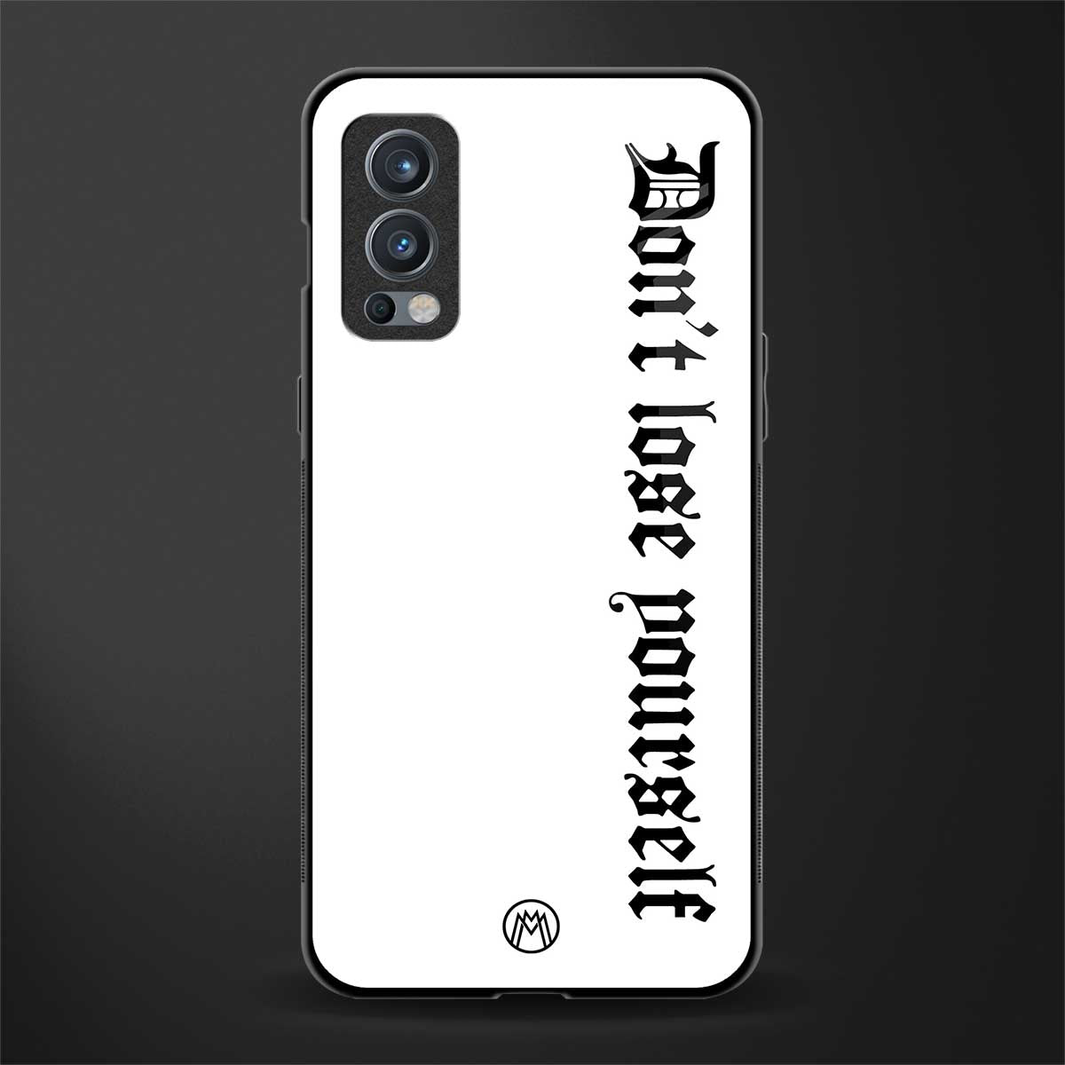 don't lose yourself glass case for oneplus nord 2 5g image