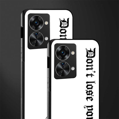 don't lose yourself glass case for phone case | glass case for oneplus nord 2t 5g