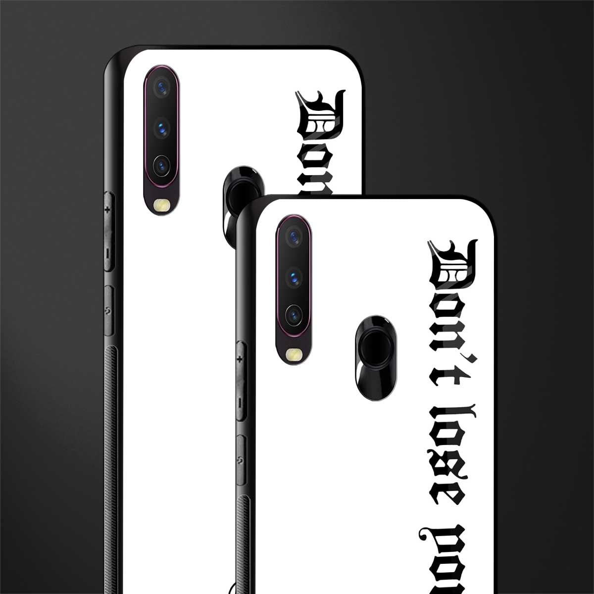 don't lose yourself glass case for vivo y12 image-2