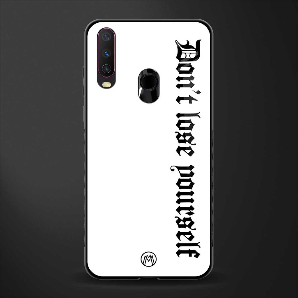 don't lose yourself glass case for vivo y12 image