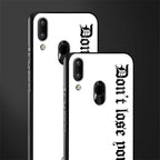 don't lose yourself glass case for vivo y93 image-2
