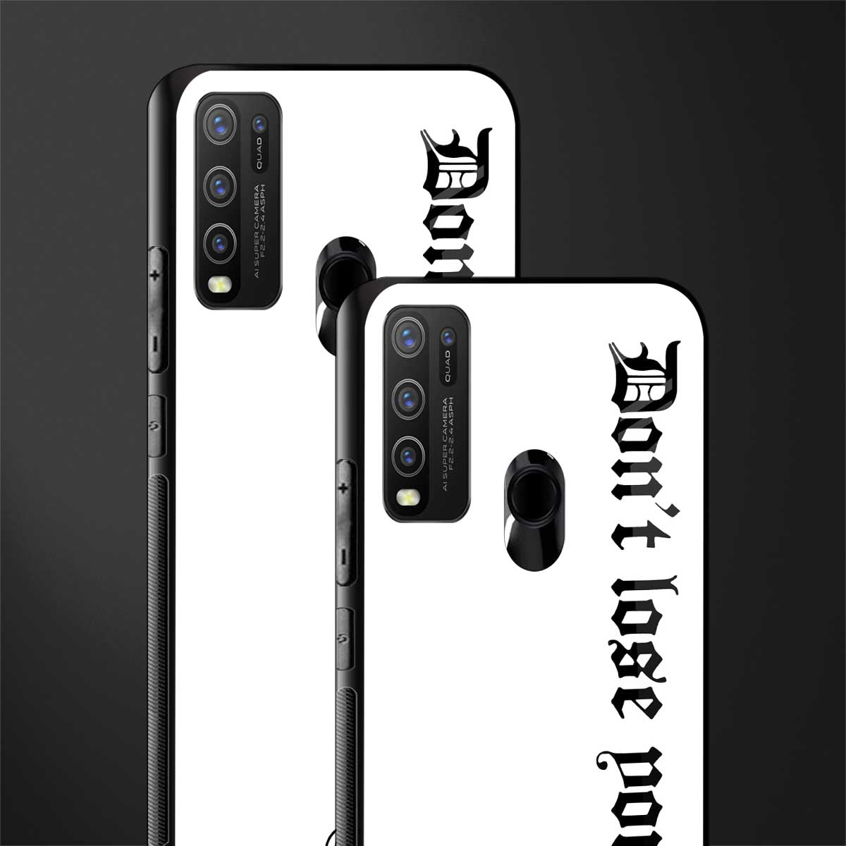 don't lose yourself glass case for vivo y50 image-2