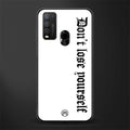 don't lose yourself glass case for vivo y50 image