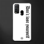 don't lose yourself glass case for vivo y50 image