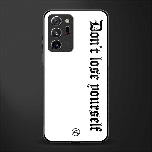 don't lose yourself glass case for samsung galaxy note 20 ultra 5g image
