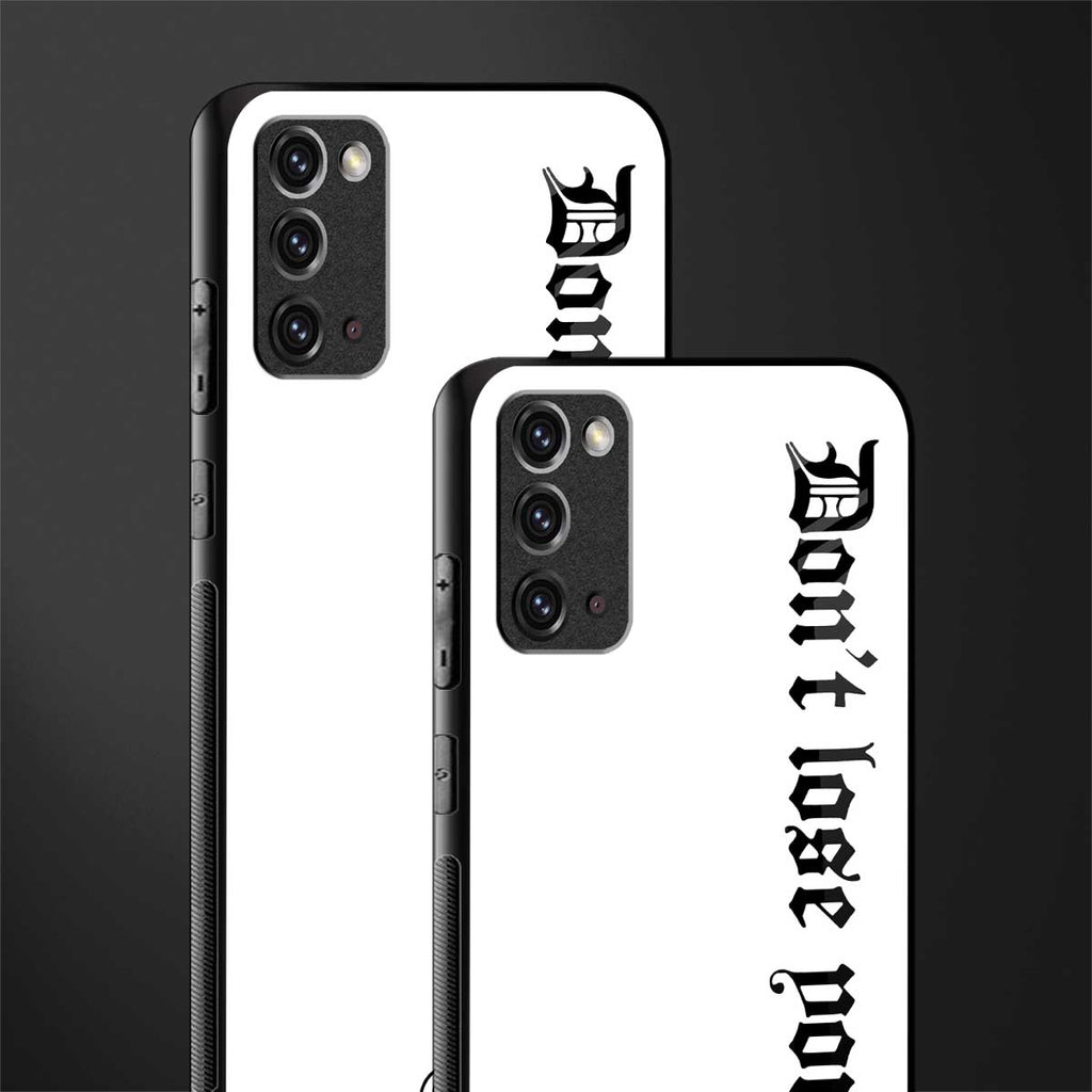 don't lose yourself glass case for samsung galaxy note 20 image-2