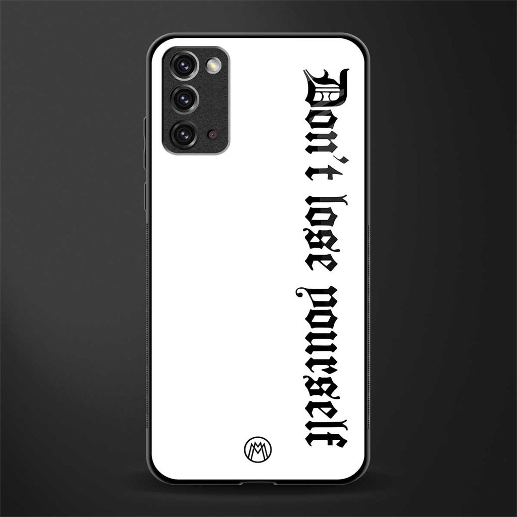 don't lose yourself glass case for samsung galaxy note 20 image