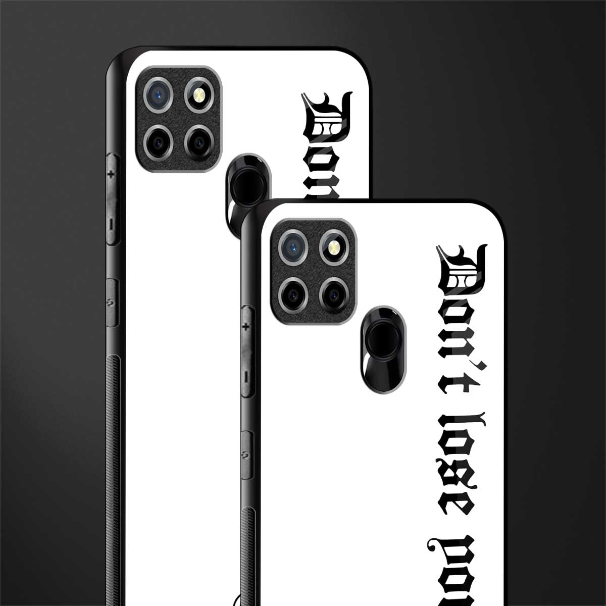 don't lose yourself glass case for realme narzo 30a image-2