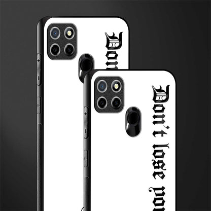 don't lose yourself glass case for realme narzo 30a image-2