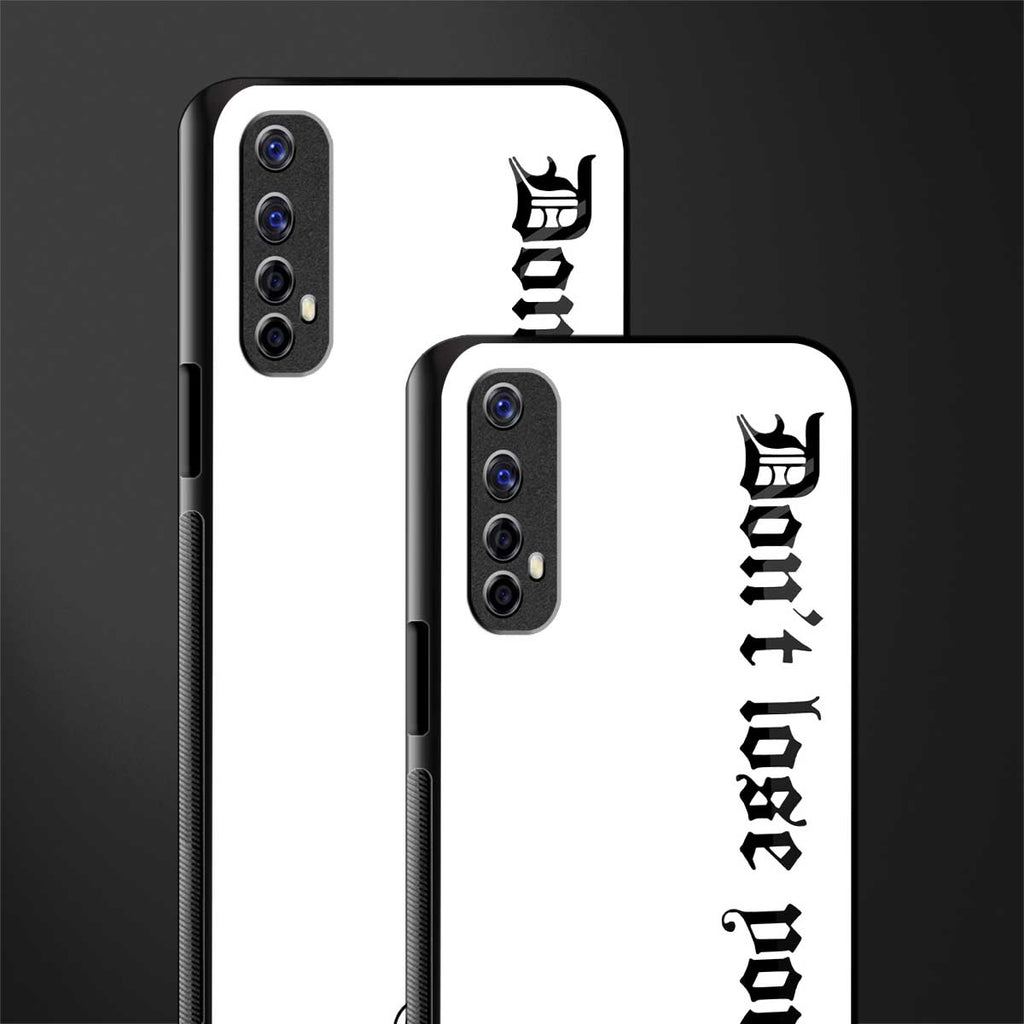 don't lose yourself glass case for realme 7 image-2