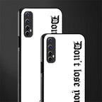 don't lose yourself glass case for realme 7 image-2