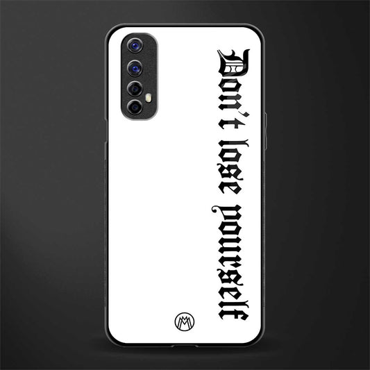 don't lose yourself glass case for realme narzo 20 pro image