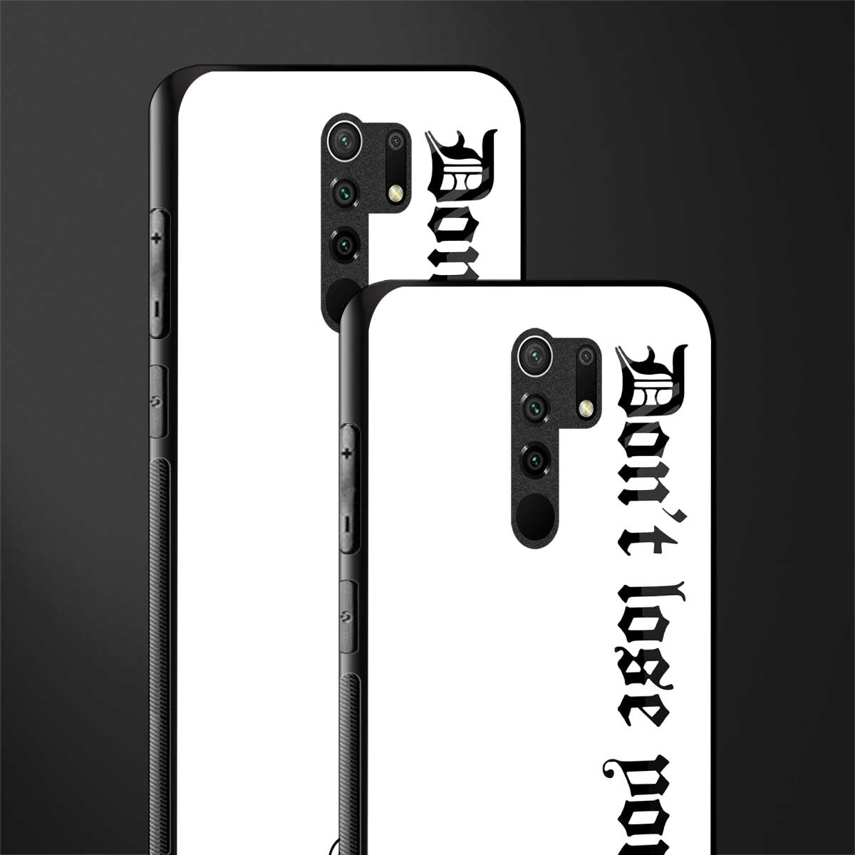 don't lose yourself glass case for redmi 9 prime image-2