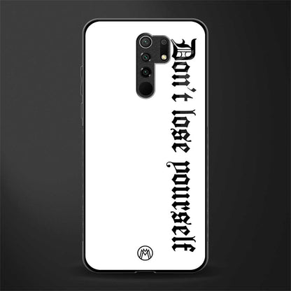 don't lose yourself glass case for poco m2 image