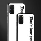 don't lose yourself glass case for samsung galaxy s20 plus image-2