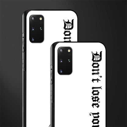 don't lose yourself glass case for samsung galaxy s20 plus image-2