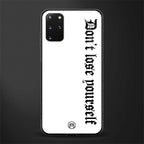 don't lose yourself glass case for samsung galaxy s20 plus image
