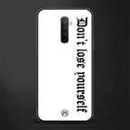 don't lose yourself glass case for realme x2 pro image