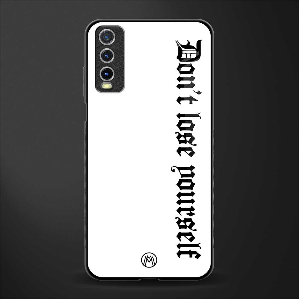 don't lose yourself glass case for vivo y20i vivo y20t image