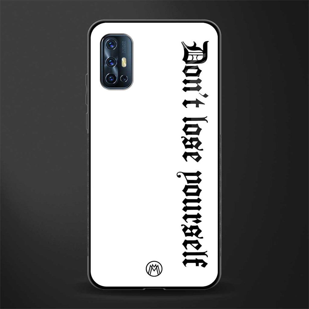 don't lose yourself glass case for vivo v17 image