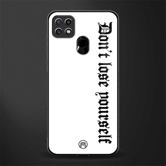 don't lose yourself glass case for oppo a15s image