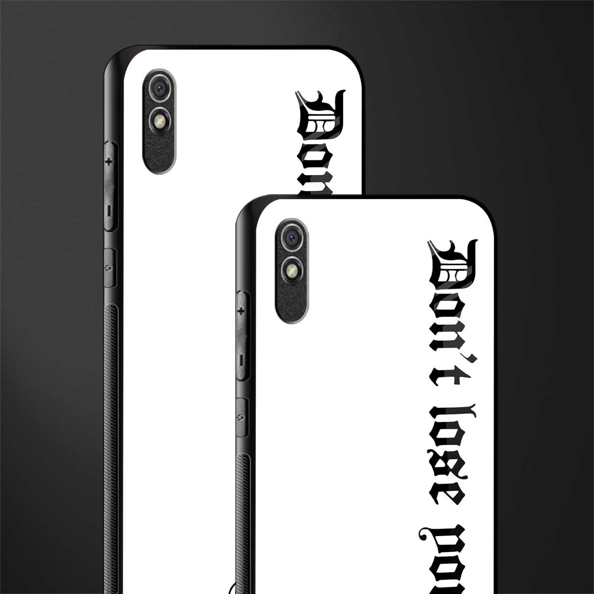 don't lose yourself glass case for redmi 9i image-2