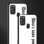 don't lose yourself glass case for realme 7i image-2