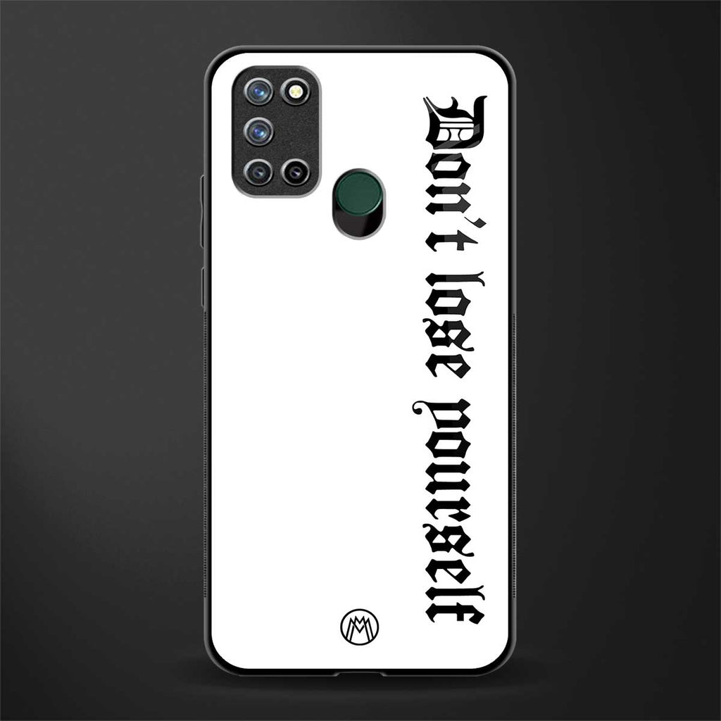 don't lose yourself glass case for realme 7i image