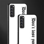 don't lose yourself glass case for oppo reno 4 pro image-2