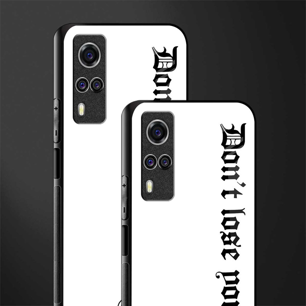 don't lose yourself glass case for vivo y51a image-2