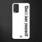 don't lose yourself glass case for redmi 9 power image