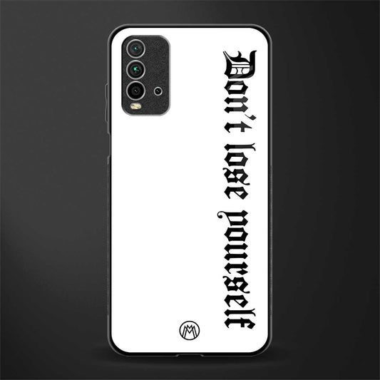 don't lose yourself glass case for redmi 9 power image