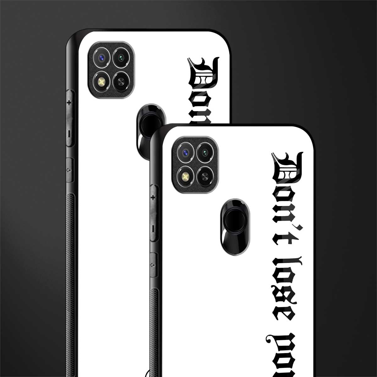 don't lose yourself glass case for redmi 9c image-2