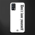 don't lose yourself glass case for realme x7 image