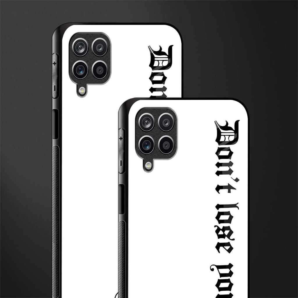 don't lose yourself glass case for samsung galaxy a12 image-2