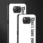 don't lose yourself glass case for poco x3 image-2