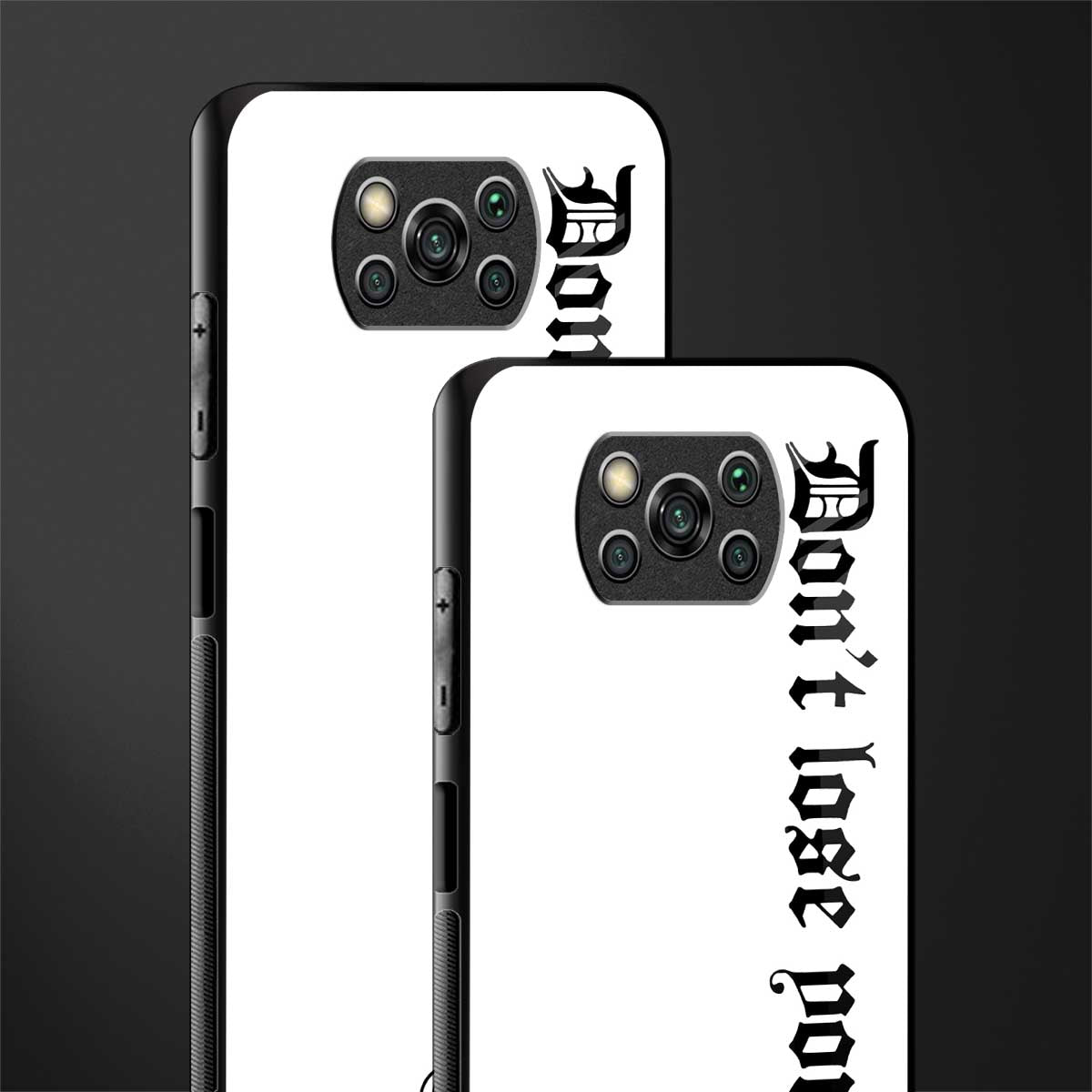 don't lose yourself glass case for poco x3 pro image-2