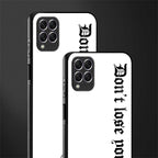don't lose yourself glass case for samsung galaxy f62 image-2