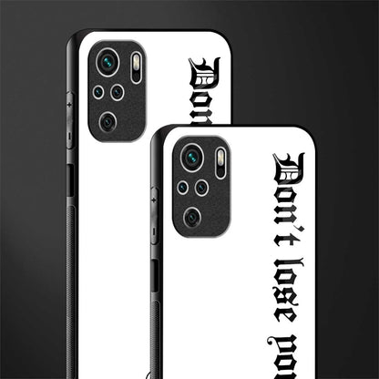don't lose yourself glass case for redmi note 10 image-2