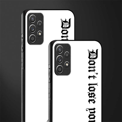 don't lose yourself glass case for samsung galaxy a52 image-2