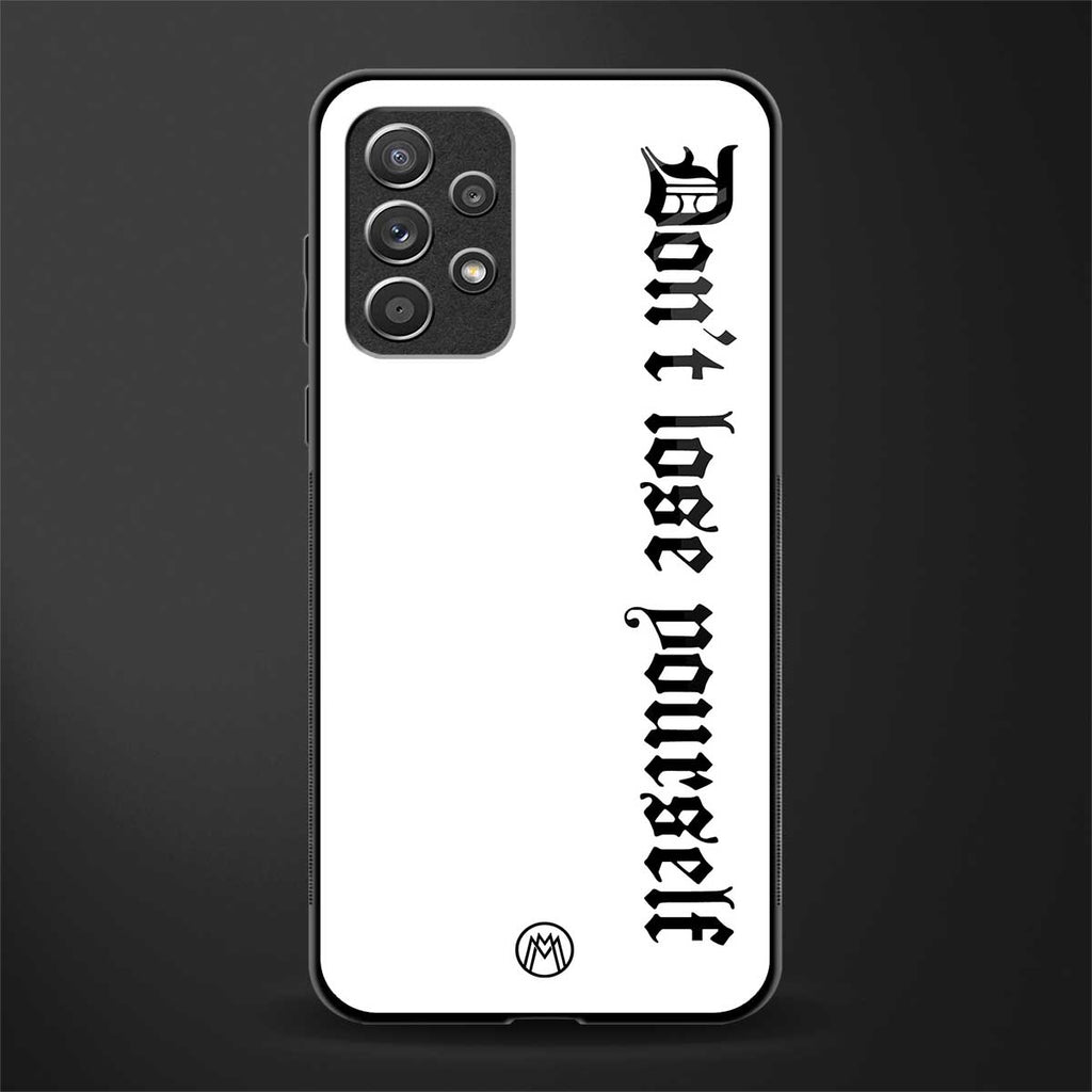 don't lose yourself glass case for samsung galaxy a72 image