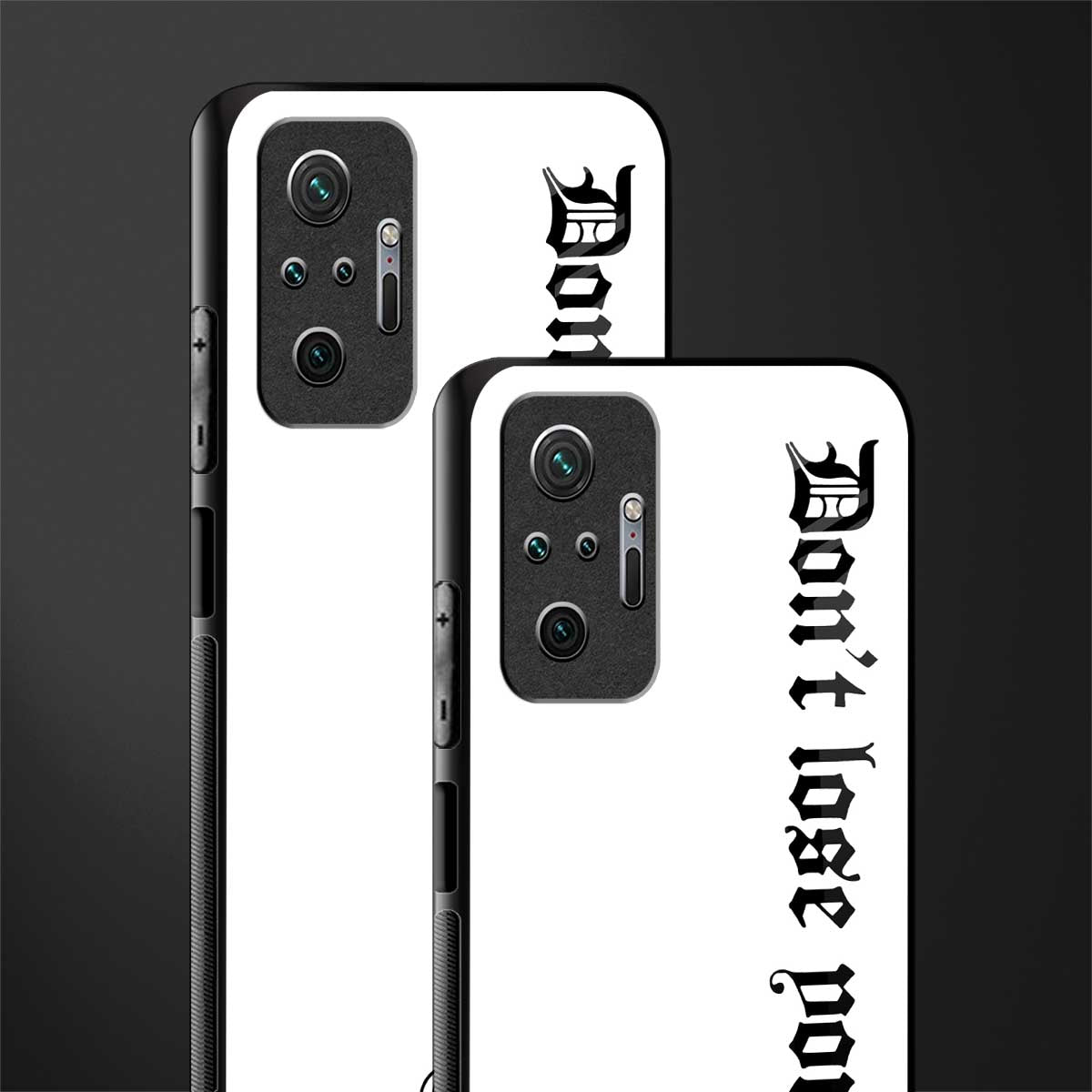 don't lose yourself glass case for redmi note 10 pro image-2