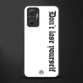 don't lose yourself glass case for redmi note 10 pro image