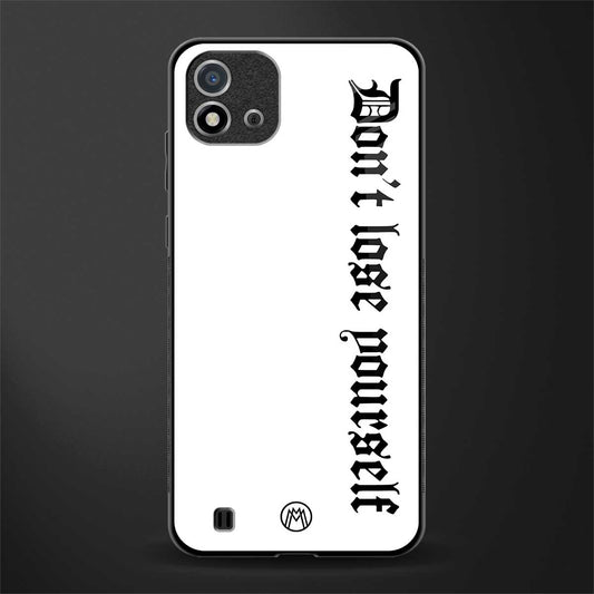 don't lose yourself glass case for realme c20 image