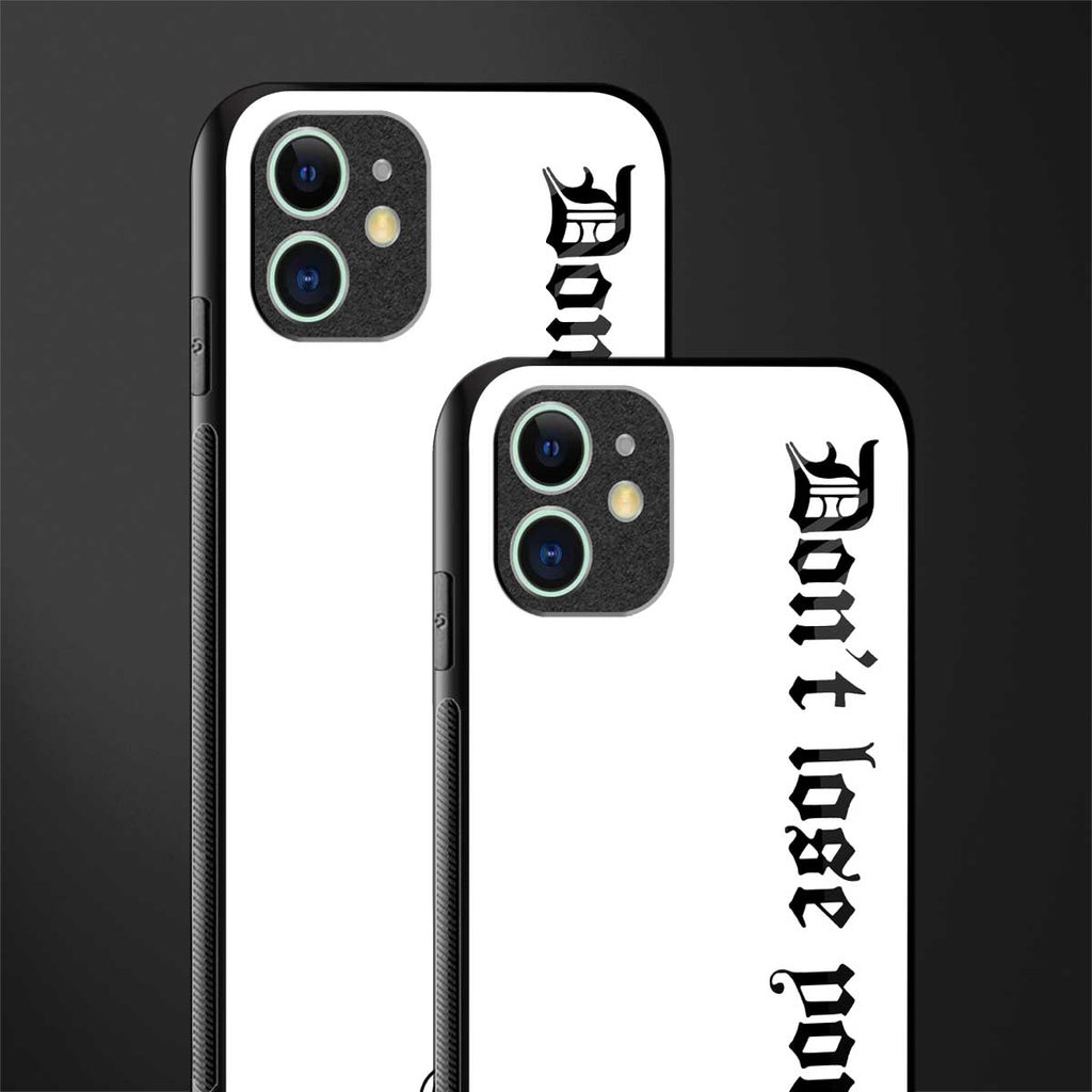 don't lose yourself glass case for iphone 12 mini image-2