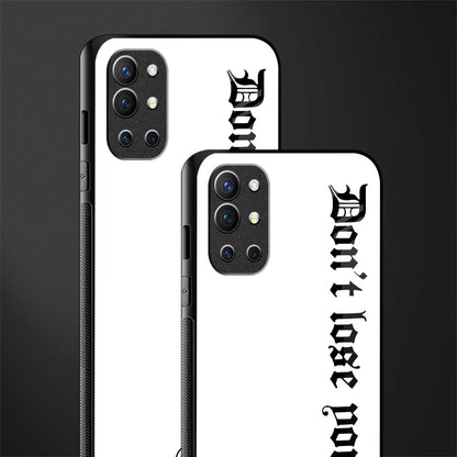 don't lose yourself glass case for oneplus 9r image-2