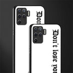 don't lose yourself glass case for oppo f19 pro image-2