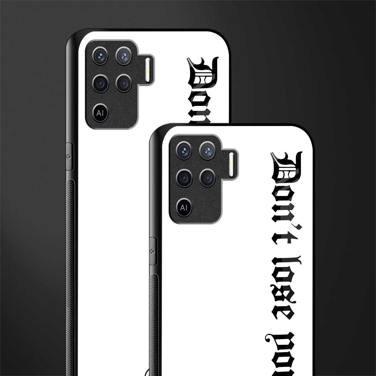 don't lose yourself glass case for oppo f19 pro image-2