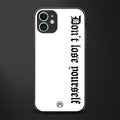 don't lose yourself glass case for iphone 12 mini image